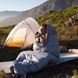 Спальник з натуральним пухом Naturehike CW400 NH18C400-D, p-р L, жовто-сірий 6927595794562 фото 8