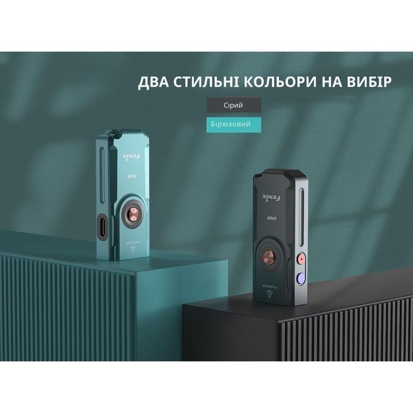 Ліхтар наключний Fenix E06R сірий E06RGray фото