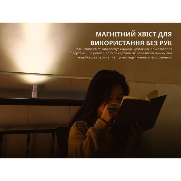 Ліхтар наключний Fenix E06R сірий E06RGray фото