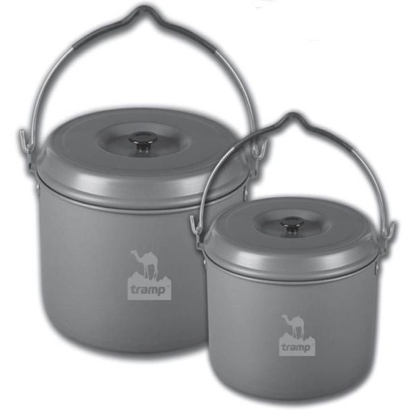 Казан TRAMP анодований з кришкою, 4,6 л (TRC-040) TRC-040 фото