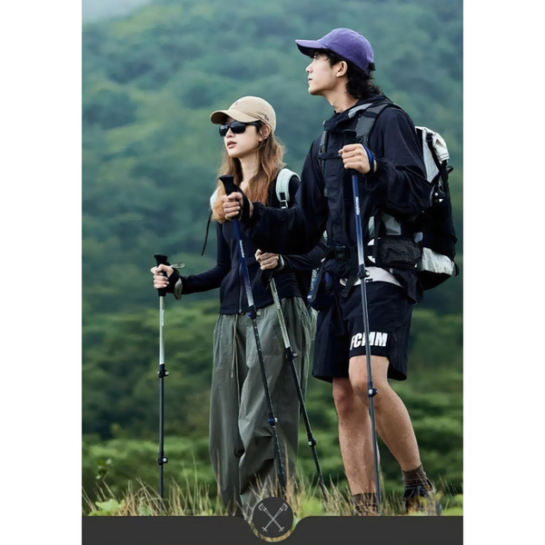 Трекінгова палиця Naturehike CNK2300DS010, 100 см, жовта 6976023923524 фото