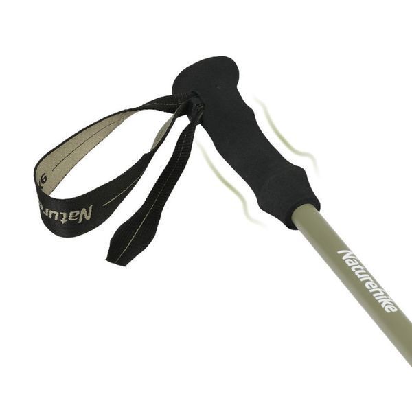 Трекінгова палиця Naturehike CNK2300DS010, 100 см, жовта 6976023923524 фото