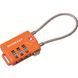 Munkees 3609 брелок-замок TSA Cable Combi Lock orange 3609-OR фото 2
