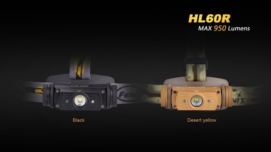 Ліхтар налобний Fenix HL60R Cree XM-L2 U2 Neutral White LED HL60RU2 фото