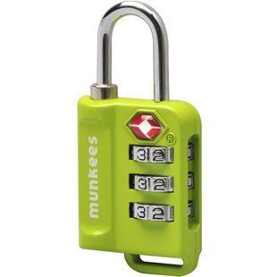 Munkees 3610 брелок-замок TSA Combi Lock lime 3610-LM фото