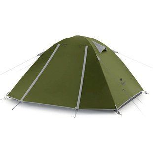 Намет тримісний Naturehike P-Series NH18Z033-P 210T/65D, темно-зелений 6927595783665 фото