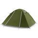 Намет тримісний Naturehike P-Series NH18Z033-P 210T/65D, темно-зелений 6927595783665 фото 1