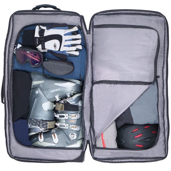 Lifeventure сумка на колесах Expedition Clamshell Duffle 110 L black black