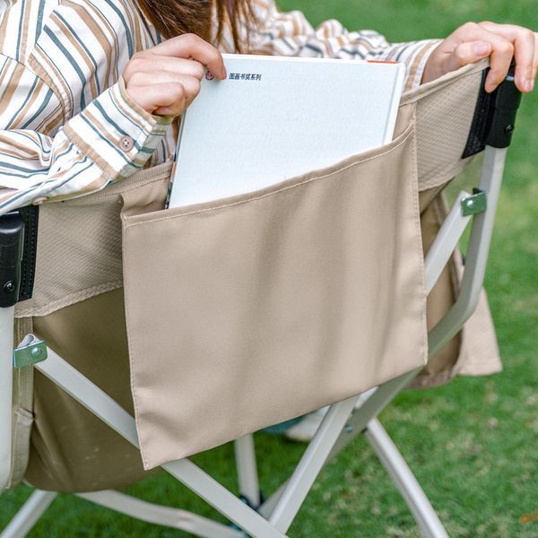 Стілець складаний Naturehike Stellaluna T04 CNK2550JJ022, вуглецева сталь, чорний 6977465866004 фото