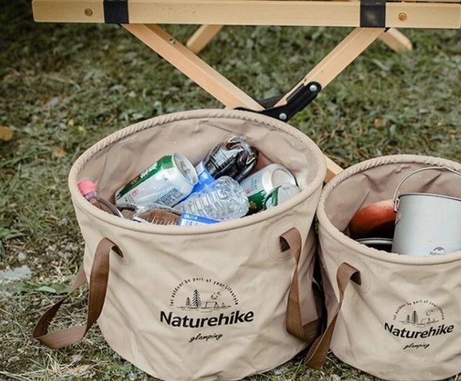 Складане відро для води з ПВХ Naturehike&nbsp;NH20SJ040,&nbsp;20&nbsp;л, світло-коричневий