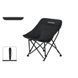 Стілець складаний Naturehike Stellaluna T04 CNK2550JJ022, вуглецева сталь, чорний 6977465866004 фото 2