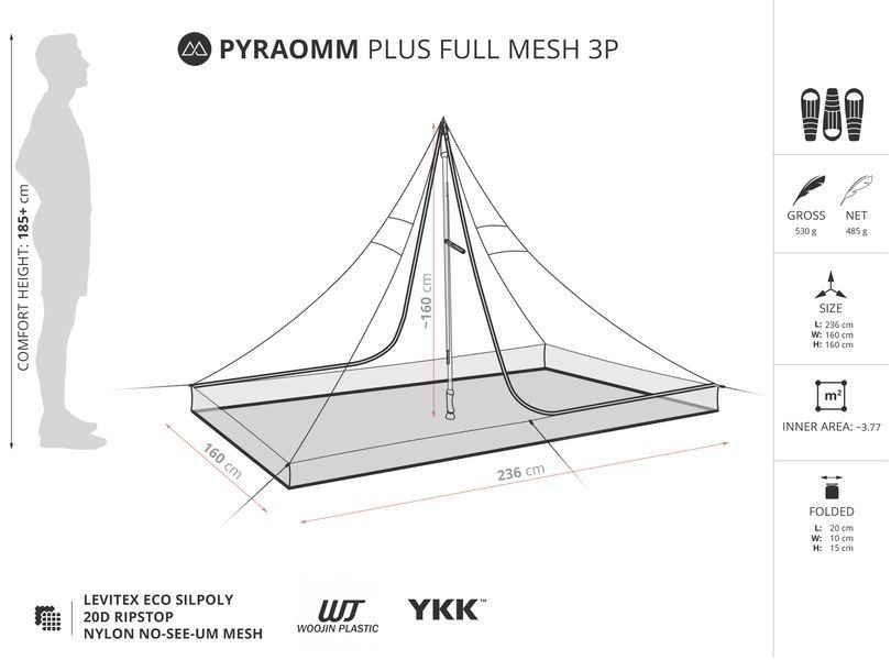 PYRAOMM PLUS FULL MESH 3P