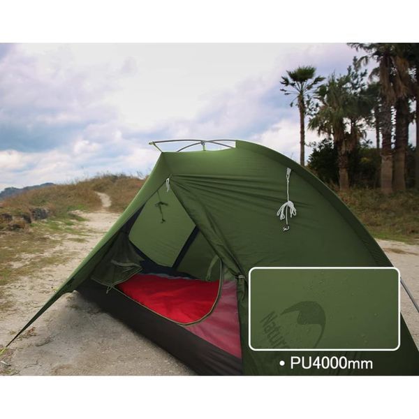Намет двомісний Naturehike Tagar NH17T180-J, темний зелений 6927595793183 фото