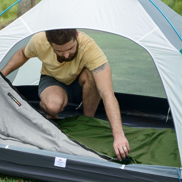 Спальник надлегкий Naturehike LW180 NH21MSD04 правий, (15&deg;C), p-p M, темно-зелений 6927595786949-R фото