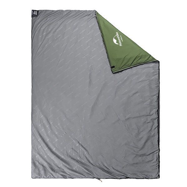 Спальник надлегкий Naturehike LW180 NH21MSD04 правий, (15&deg;C), p-p M, темно-зелений 6927595786949-R фото