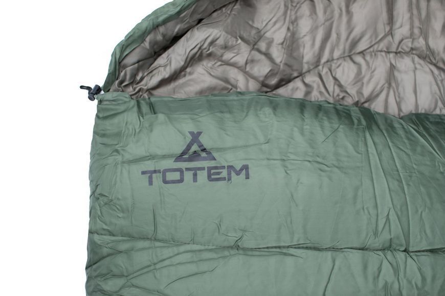 Спальний мішок Totem Fisherman ковдра з капюш олива, Правий TTS-012-R фото