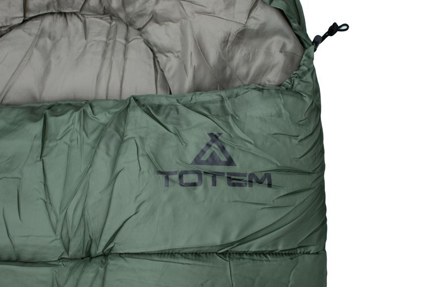Спальний мішок Totem Fisherman ковдра з капюш олива, Правий TTS-012-R фото