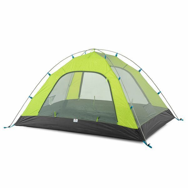 Намет тримісний Naturehike P-Series NH18Z033-P 210T/65D, зелений 6975641887492 фото