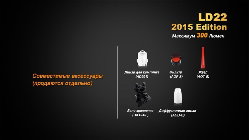 Ліхтар ручний Fenix LD22 G2 2015 LD22XPG2R52015 фото