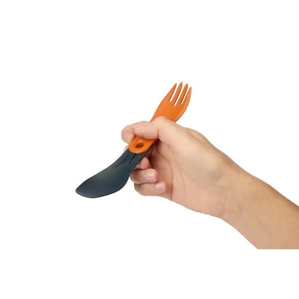 Ложко-виделка Humangear GoBites BIO Spin Зелений / uni