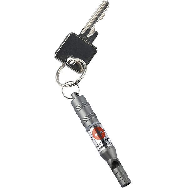 Munkees 3385 брелок-свисток Emergency Whistle grey 3385-GY фото