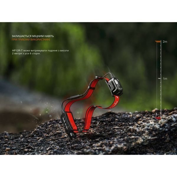Ліхтар налобний Fenix HP12R-TB чорний HP12R-TB фото