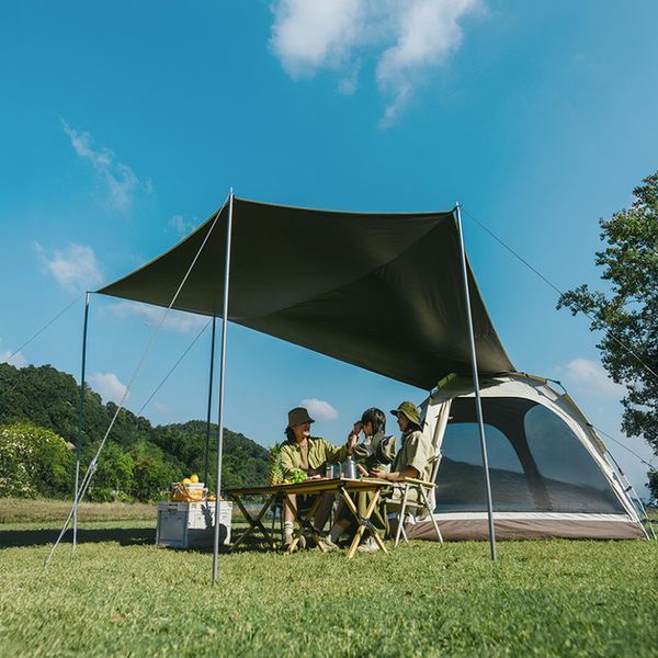 Намет тримісний автоматичний із тентом Naturehike Ango CNK2550WS010, L, сірий 6975641888321 фото