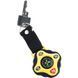Munkees 3155 брелок-компас Key Fod Compass black-yellow 3155-BY фото 2
