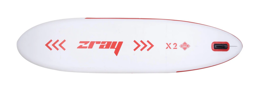 Надувний SUP борд Z-Ray 10'10"32"6" X-Rider Deluxe X2 2025 Білий / Червоний