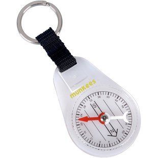 Munkees 3160 брелок-компас Compass with Keyring white 3160-W фото