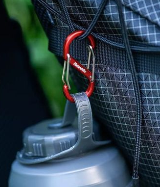 Карабін багатофункціональний&nbsp;Naturehike&nbsp;S-type&nbsp;NH20GS004, 40 мм, 4 шт, червоний 6927595747100 фото