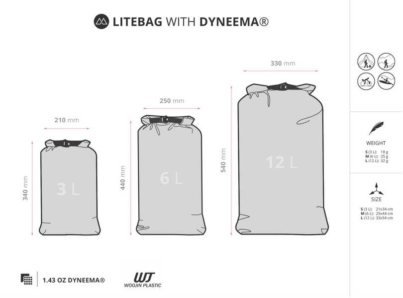 LITEBAG WITH DYNEEMA&reg; 12L