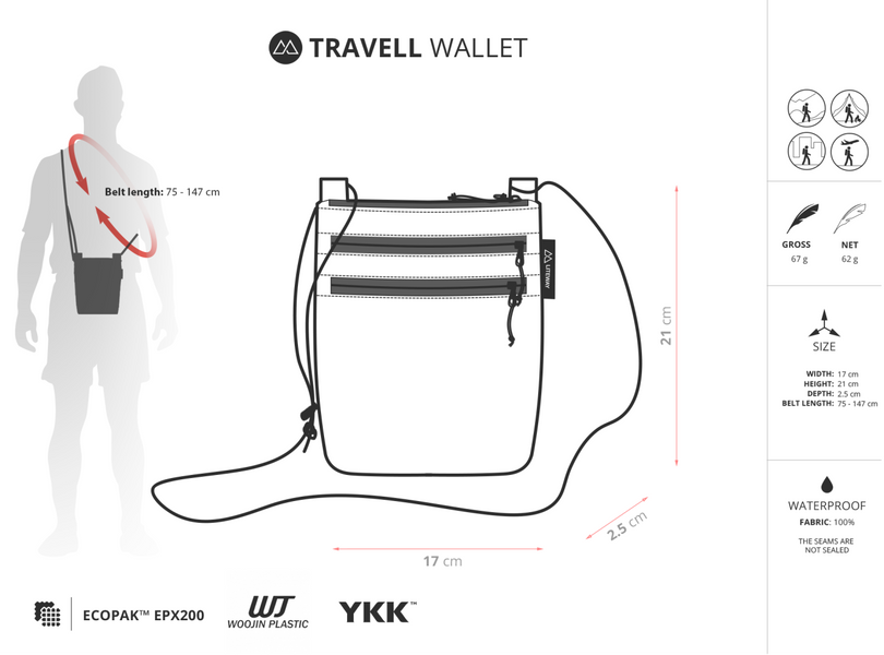 TRAVEL WALLET Olive