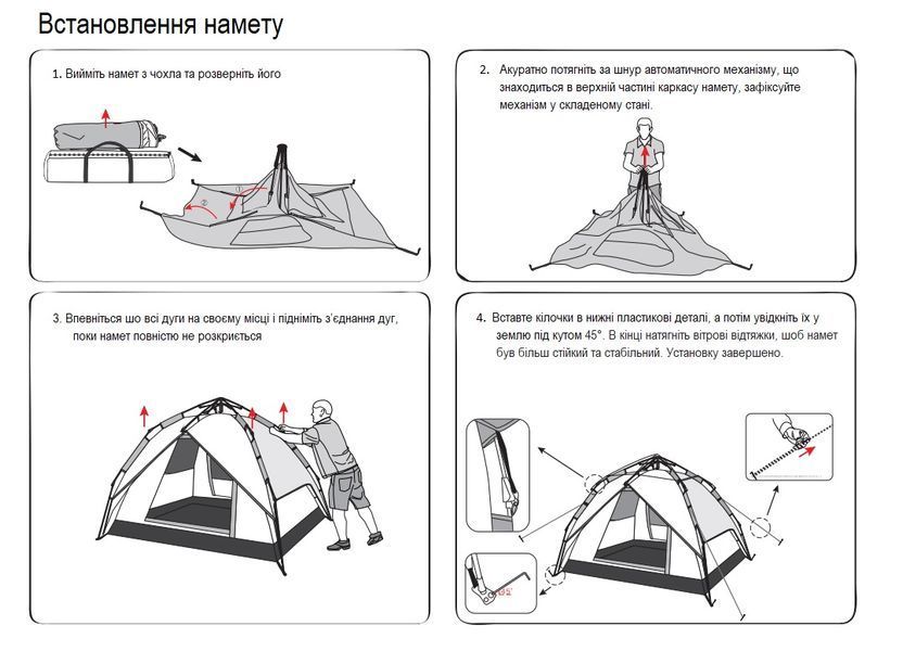 Намет Tramp Swift 3 (v2), TRT-098