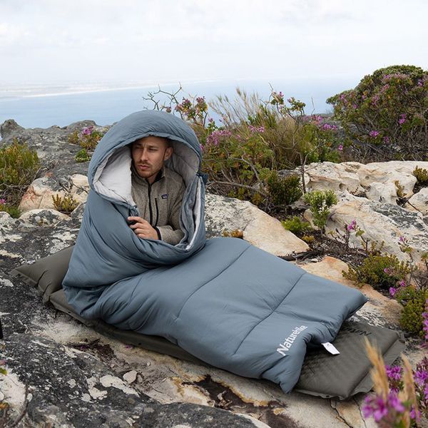 Спальний мішок з підігрівом Naturehike BE400 CNK2300SD021, лівий, бежевий 6976507667289 фото