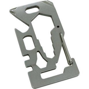 Munkees 2503 брелок-мультиінструмент SS Card Tool steel 2503-ST фото