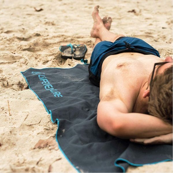 Lifeventure рушник Recycled Soft Fibre Trek grey Giant 63612 фото