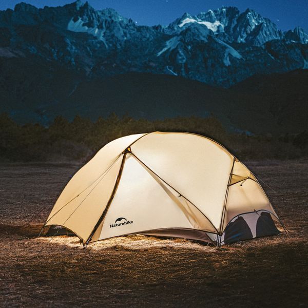 Намет двомісний ультралегкий Naturehike Mongar UL CNK2550WS016, коричневий 6927595770399 фото