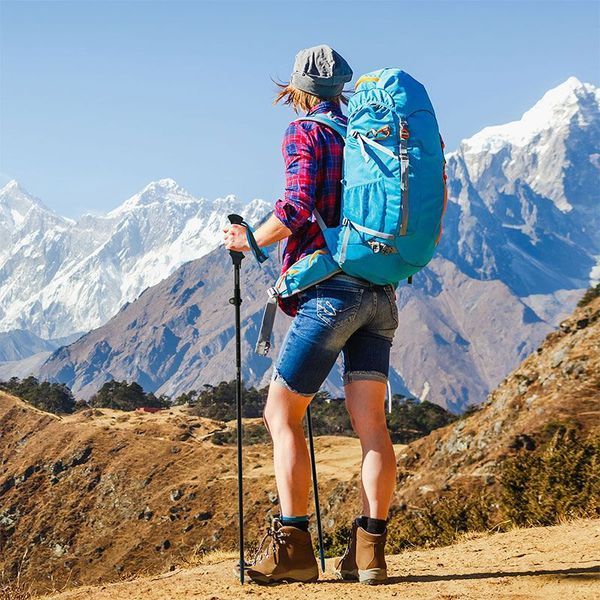 Трекінгова палиця Naturehike ST07 NH18D010-Z, 115-135 см, блакитна 6927595748510 фото