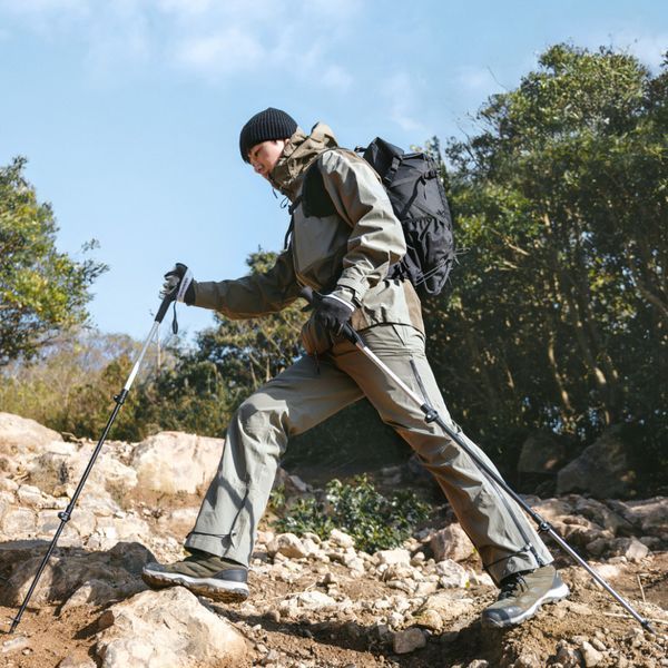 Трекінгова палиця 3-секційна Naturehike ST06 NH17D006-D, 66-135 см, зелена 6927595798249 фото