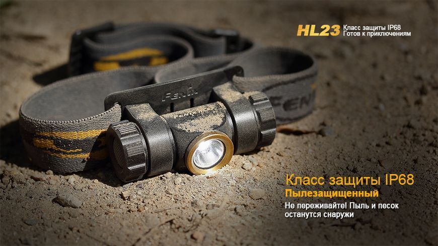 Ліхтар налобний Fenix HL23 жовтий HL23G фото