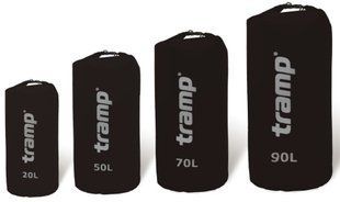 Гермомішок Tramp Nylon PVC 20, Чорний TRA-102-black фото