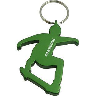 Munkees 3494 брелок відкривачка Skateboarder green 3494-GR фото