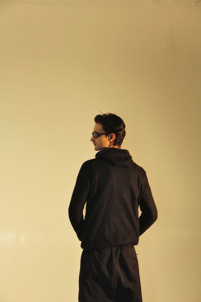 Alpha direct hoodie 60 gsm CAVIAR BLACK balaclava