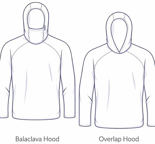 Alpha direct hoodie 60 gsm CAVIAR BLACK balaclava