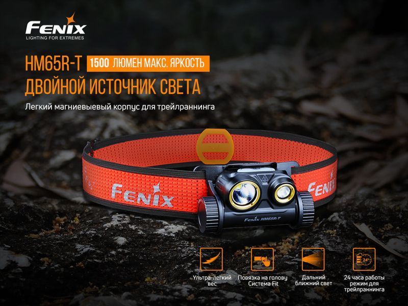 Ліхтар налобний Fenix HM65R-T HM65RT фото
