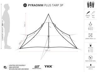 PYRAOMM PLUS TARP 3P Black