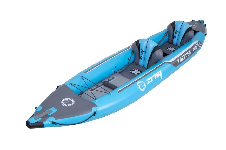 Надувний двухмісний каяк Z-Ray Tortuga Kayak Голубой/Серый