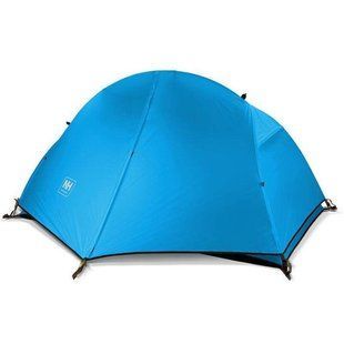 Намет надлегкий одномісний з футпринтом&nbsp;Naturehike Cycling&nbsp;1&nbsp;NH18A095-D, 210T, блакитний 6927595701812 фото