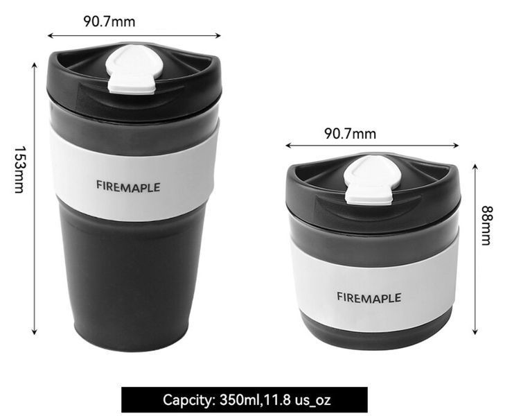 FM Силіконова складна кружка 350ml СС350 фото